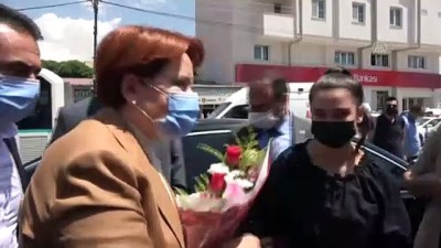 sehit aileleri - VAN - İYİ Parti Genel Başkanı Akşener esnafı ziyaret etti Videosu