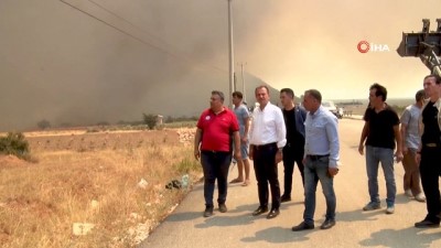 yangin yeri -   Başkan Seçer, Silifke ve Aydıncık’taki yangın bölgelerini inceledi Videosu