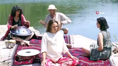 selale -  Doğada müzik ile terapi yapıldı Videosu