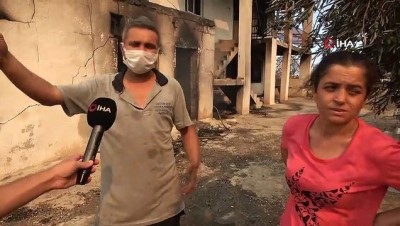 sabah ezani -  Evleri yanan vatandaşlar: 'Canımızı zor kurtardık' Videosu