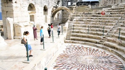  Kurban Bayramı'nda 3 bin 500 kişi Kibyra Antik Kenti'ni ziyaret etti