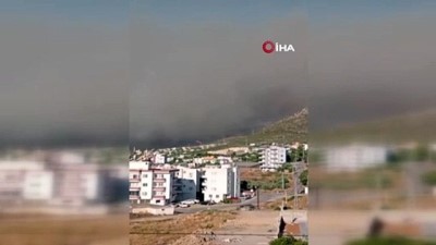  Mersin'deki orman yangını yerleşim yerlerini tehdit etmeye başladı