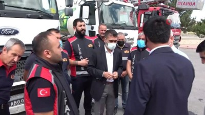  Niğde İtfaiyesi Mersin’e Yardıma gitti