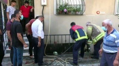 bodrum -  Sultangazi'de bodrum katında yangın Videosu
