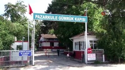 tampon bolge -  Edirne'de kapalı olan 'Pazarkule Sınır Kapısı' 16 ay sonra açıldı Videosu