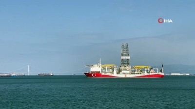 petrol -  Türkiye’nin sondaj gemisi ‘Yavuz’ Kocaeli’ne demir attı Videosu