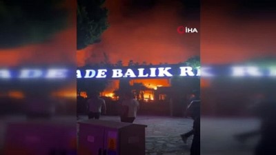 ormanli -  Başakşehir’de iş yerinde çıkıp ormanlık alana sıçrayan yangın söndürüldü Videosu