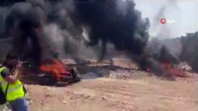 protesto -  - İsrail güçlerinden Nablus'ta Filistinlilere gerçek ve plastik mermili müdahale: 178 yaralı Videosu