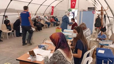 kapanma -  Kırşehir'de mobil çadırda aşılama rekoru Videosu