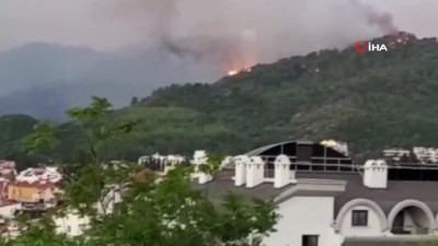 su -  Marmaris’teki orman yangını devam ediyor Videosu