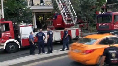 cati kati -  Ankara bir otelin çatı katında çıkan yangın Videosu