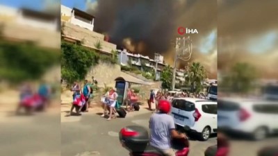  Bodrum’daki yangınlar büyüyor, bazı ev ve oteller tahliye ediliyor