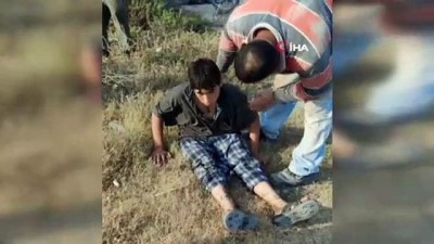  Akıntıya kapılan genç boğulma tehlikesi geçirdi