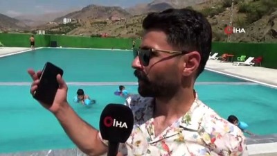 yuzme -   Mereto Dağı eteklerindeki tam kapasiteli yüzme havuzu hizmete açıldı Videosu