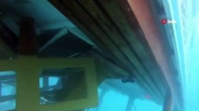 sparta -  Ölüdeniz’de batan teknenin su altı görüntüleri ortaya çıktı... Teknenin kaptanı gözaltına alındı Videosu