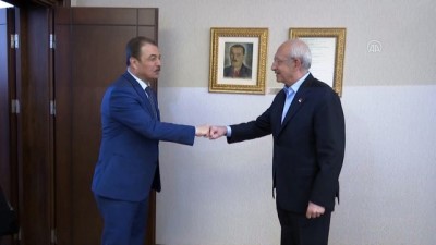 ANKARA - CHP Genel Başkanı Kılıçdaroğlu, Eğitim-İş heyetini kabul etti
