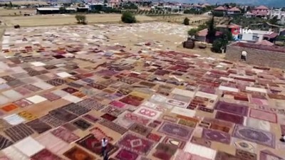 yurt disi -  Antalya’da buğday tarlalarında ‘halı mevsimi’ başladı Videosu