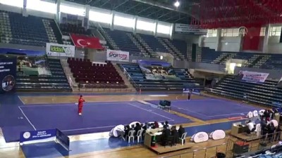 kadin sporcu - SAKARYA - Türkiye Gençler ve Büyükler Wushu Şampiyonası başladı Videosu