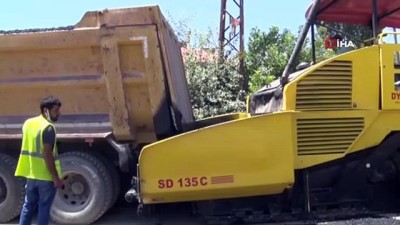 otobus terminali -  Van Büyükşehir Belediyesi'nden asfalt ve kaldırım çalışması Videosu