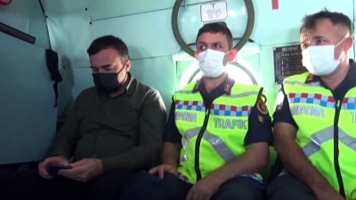 Afyonkarahisar'da havadan trafik denetimi yapıldı