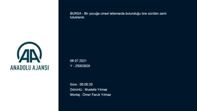 BURSA - Bir çocuğa cinsel istismarda bulunduğu iddia edilen şüpheli tutuklandı