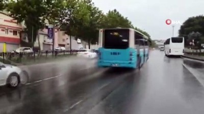 trafik yogunlugu -  İstanbul güne yağmurla uyandı Videosu