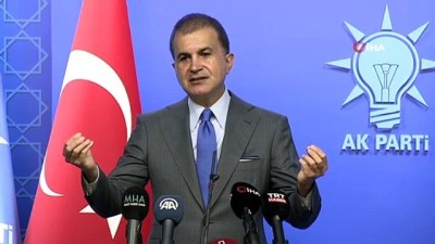  AK Parti Sözcüsü Ömer Çelik, MKYK toplantısının ardından açıklamalarda bulundu