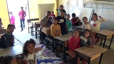 cevre temizligi - ANKARA - Mevsimlik tarım işçilerinin çocuklarının eğitimi için çadırkentte sınıflar oluşturuldu Videosu