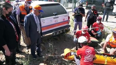 kriz merkezi -  Antalya'da 'deprem tatbikatı' gerçeğini aratmadı Videosu
