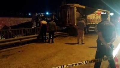 kopru -  Kamyon sürücüsü kazanın ardından yanarak can verdi Videosu