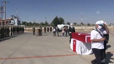 sehit - MARDİN - Şehit Piyade Astsubay Cihan Çifcibaşı'nın naaşı memleketine uğurlandı Videosu