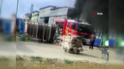 sanayi sitesi -  Başkent’te sanayi sitesinde çıkan yangın hasara neden oldu Videosu