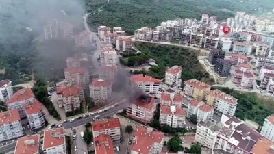 altin -  Bursa’da korkutan yangın Videosu