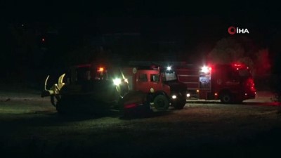  Foça'daki yangının etrafı çevrildi