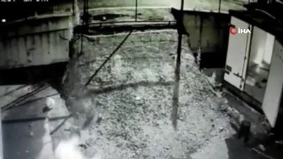 cakmak gazi -  Konteynerde oturan çocuklar çakmak gazı patlayınca böyle kaçıştı Videosu