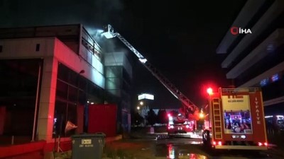 guvenlik onlemi -  Kullanılmayan iş yerinde yangın çıktı Videosu