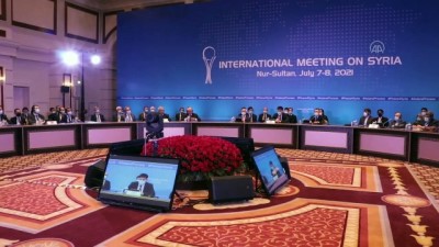insani yardim - NUR SULTAN - Astana sürecinin garantörlerinden, Suriye Anayasa Komitesi’nin 6. Toplantısı'nın en kısa sürede yapılması çağrısı Videosu