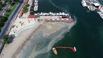 musilaj - TEKİRDAĞ - Bir ayda 154 metreküp müsilaj temizlendi Videosu