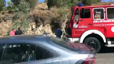  Virajı alamayıp şarampole devrildi