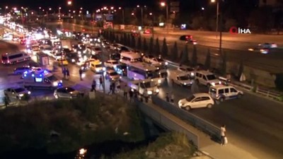 intihar girisimi -  Antalya'da üst geçitteki  intihar girişimi polisin hamlesiyle önlendi Videosu