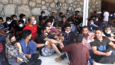  Fethiye’de 82 kaçak göçmen yakalandı