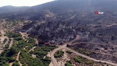 siddetli ruzgar -  Foça yangınında hasarın boyutları böyle görüntülendi Videosu