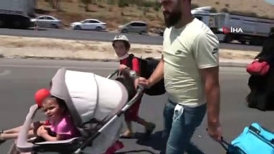 sinir kapisi -  Suriyelilerin bayram yolculuğu sürüyor Videosu