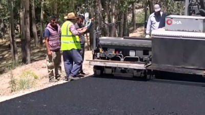 salda -  Yeniçavuş mezra yolu cumhuriyet tarihinde ilk kez asfaltlanıyor Videosu