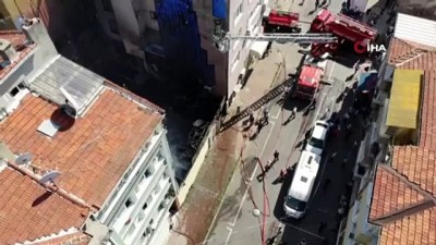 yukselen -  Fatih’te korkutan yangın, alevler binayı sardı Videosu