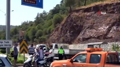 karayollari -  - Yangın nedeni ile Marmaris Datça karayolu trafiğe kapandı Videosu