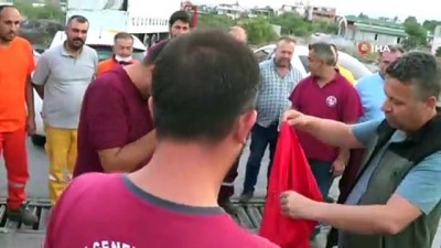 itfaiye personeli -  Evlerine dönen ‘alev savaşçıları’nı mesai arkadaşları otoyolda karşıladı Videosu