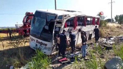 yolcu otobusu -  - Kontrolden çıkan otobüste can pazarı: 33 yaralı Videosu