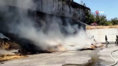 is makinesi -  Manisa’da 150 ton saman yangında küle döndü Videosu