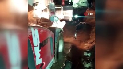 uzunlu -  Selde kaybolan işçiyi tünel içinde arama çalışmaları devam ediyor Videosu